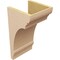 Ekena Millwork 10"W x 10"D x 20"H Wide Hughes Rough Cedar Woodgrain TimberThane Corbel, Primed Tan CORUR10X10X20HUGRCPR - alternate 6